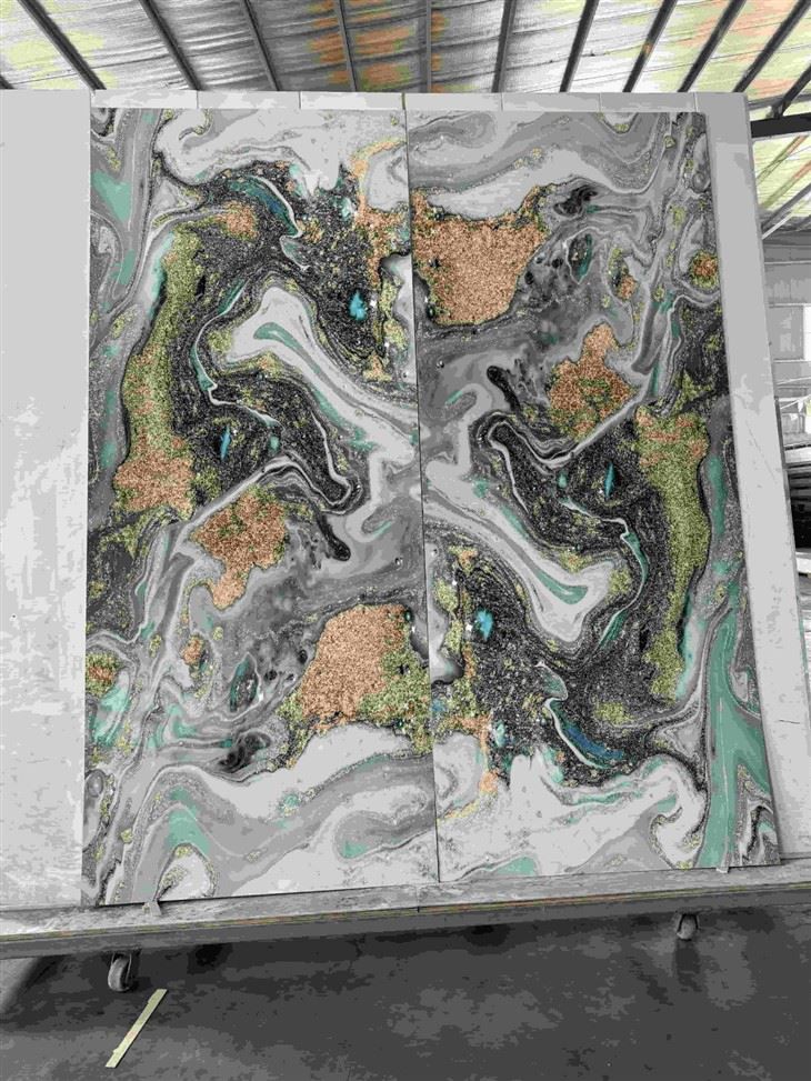 3D New Design Printing Pvc Marble Sheet